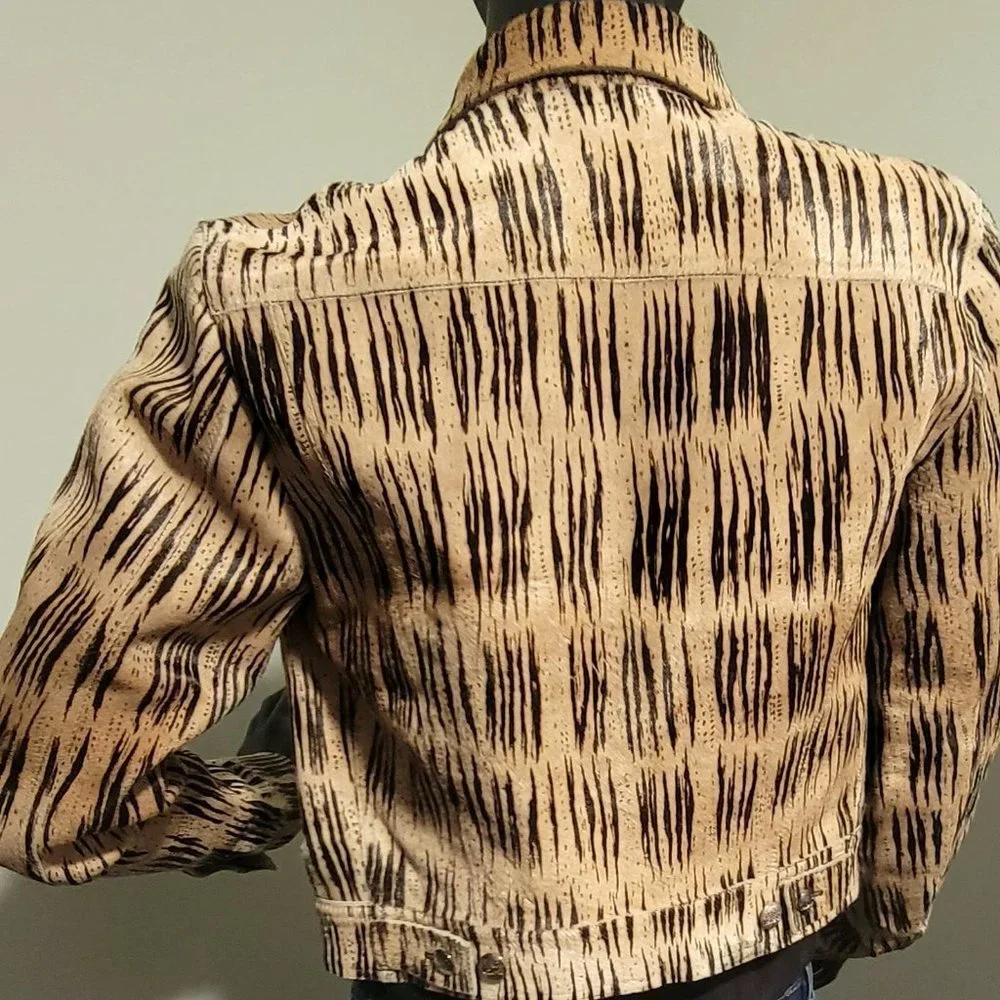 NWT Vintage FENDI SELLERIA Pony Hair Jungle Jacket - Picture 4 of 15